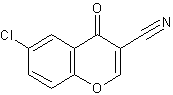 6-氯色酮-3-甲腈结构式