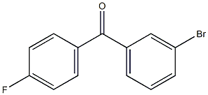 3-溴-4'-氟二苯甲酮结构式