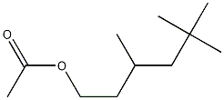顺-3,5,5-三甲基乙酸己酯结构式