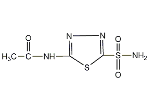 乙酰唑胺结构式