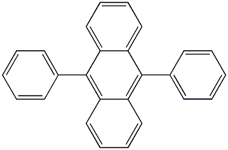 9,10-二苯基蒽结构式