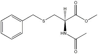 N-乙酰基-S-苯基-L-甲基半胱氨酸酉酯结构式
