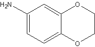 3,4-亚乙二氧基苯胺结构式