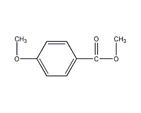 4-甲氧基苯甲酸甲酯结构式