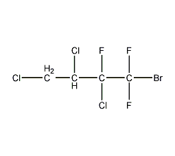1-溴-2,3,4-三氯-1,1,2-三氟丁烷结构式