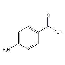 对氨基苯甲酸钾结构式