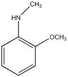 2-甲氧基-N-甲基苯胺结构式
