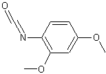 2,4-二甲氧基异氰酸苯酯结构式