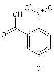 5-氯-2-硝基苯甲酸结构式