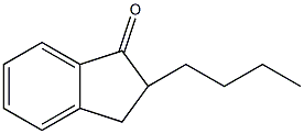 2-丁基-1-茚酮结构式