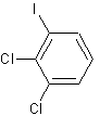 1,2-二氯-3-碘代苯结构式