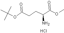 OtBu-L-谷氨酸甲酯盐酸盐结构式