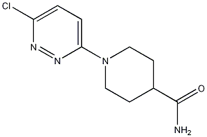 1-(6-氯-3-哒嗪基)哌啶-4-甲酰胺结构式