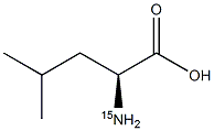 L-亮氨酸-15N结构式