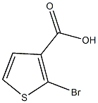 2-溴-3-噻吩羧酸结构式