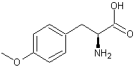 4-甲氧基-L-苯丙氨酸结构式