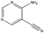 4-氨基嘧啶-5-甲腈结构式