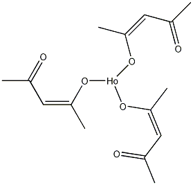 2,4-戊酸钬结构式