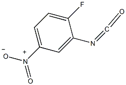 2-氟-5-硝基苯异氰酸结构式