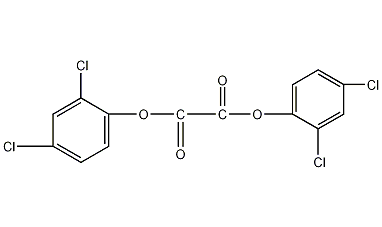 草酸乙酸-1,2-双(2,4-二氯苯基)酯结构式