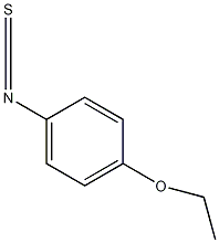 4-乙氧基苯基硫氰酸酯结构式