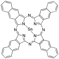 2,3-萘醛花青苷锡(II)结构式