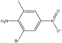 2-溴-6-甲基-4-硝基苯胺结构式