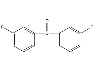 3,3'-二氟苯甲酮结构式