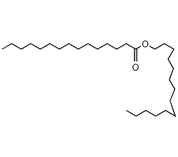 十五烷酸十四烷基酯结构式