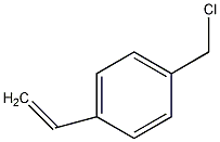 4-氯甲基苯乙烯结构式