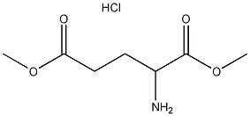 DL-谷氨酸二甲酯盐酸盐结构式