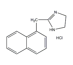 2-(1-萘甲基)咪唑啉盐酸盐结构式