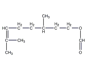 甲酸香茅酯结构式