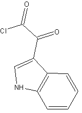 吲哚-3-乙醛酰氯结构式