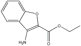 3-氨基苯并[b]呋喃-2-羧酸乙酯结构式