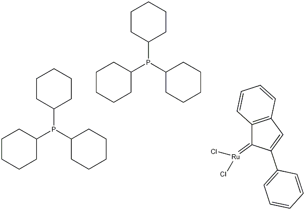 双(三环己基磷)-3-苯基-1H-茚二氯化钌结构式
