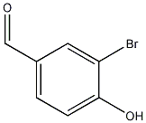 3-溴-4-羟基苯甲醛结构式