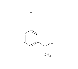 1-甲基-3-三氟甲基苯乙醇结构式