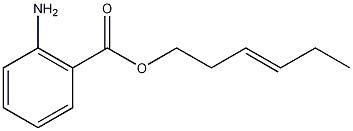 邻氨基苯甲酸顺-3-己烯酯结构式