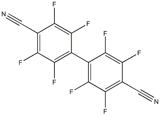 2,2',3,3',5,5',6,6'-八氟-4,4'-联苯基二甲腈结构式