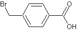 4-(溴甲基)苯甲酸结构式