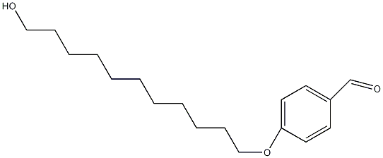 4-(11-羟基烷氧基)苯甲醛结构式