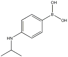 4-(异丙胺)苯硼酸结构式