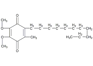 艾地苯醌结构式