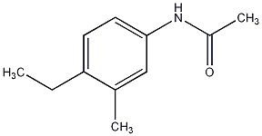 4'-乙基-3'-甲基乙酰苯胺结构式