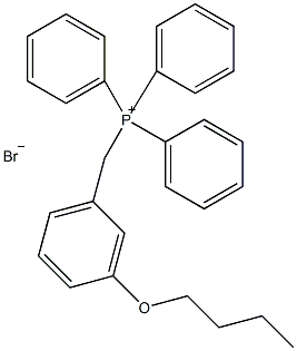 （4-丁氧基苯甲基）三苯基溴化磷结构式