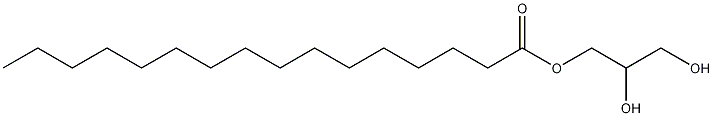 1-十六酰-rac-丙三醇结构式