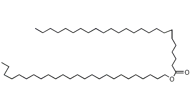 二十五(烷)酸二十五烷酯结构式