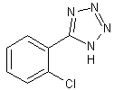 5-(2-氯苯基)-1H-四唑结构式
