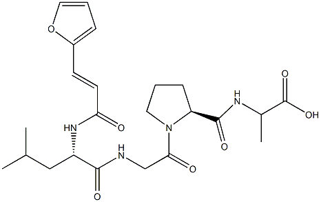 FA-亮氨酰甘氨酰脯氨酰丙氨酰-OH结构式